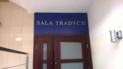 sala tradycji - tablica